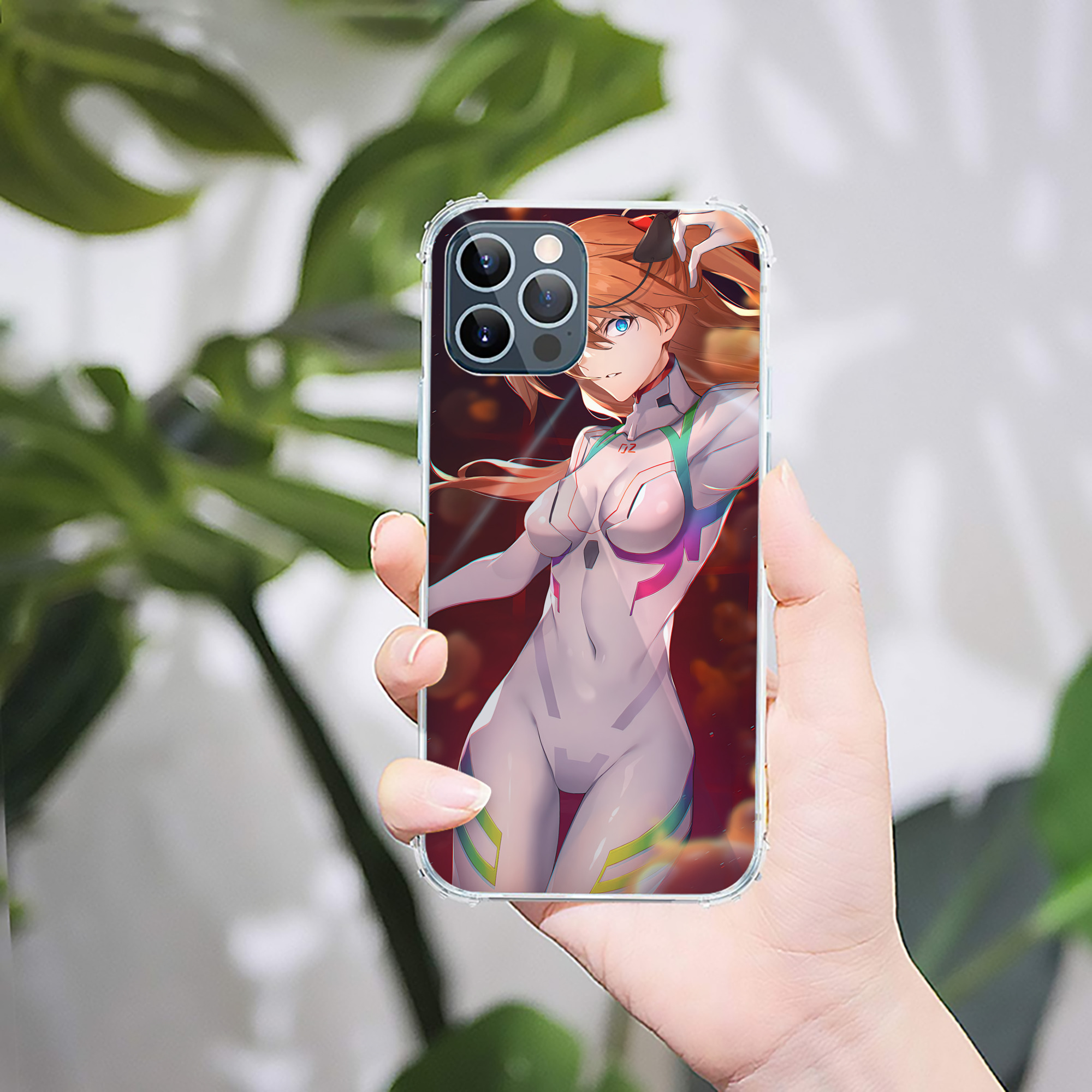 （画像用） EVA 新世紀エヴァンゲリオン 【iPhone 12シリーズ対応】透明スマホケース（クリアソフトケース）